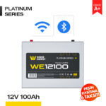 12V 100Ah LiFePO4 Akü - Bluetooth/Wifi