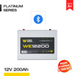 12V 200Ah LiFePO4 Akü - Bluetooth