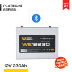 12V 230Ah LiFePO4 Akü - Bluetooth