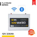 12V 230Ah LiFePO4 Akü - Bluetooth/Wifi