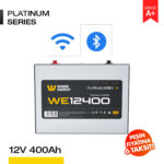 12V 400Ah LiFePO4 Akü - Bluetooth/Wifi