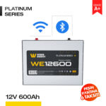 12V 600Ah LiFePO4 Akü - Bluetooth/Wifi