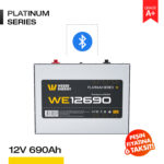12V 690Ah LiFePO4 Akü - Bluetooth