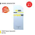 12kW Sessiz Jeneratör Üç Faz