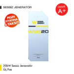 20kW Sessiz Jeneratör Üç Faz