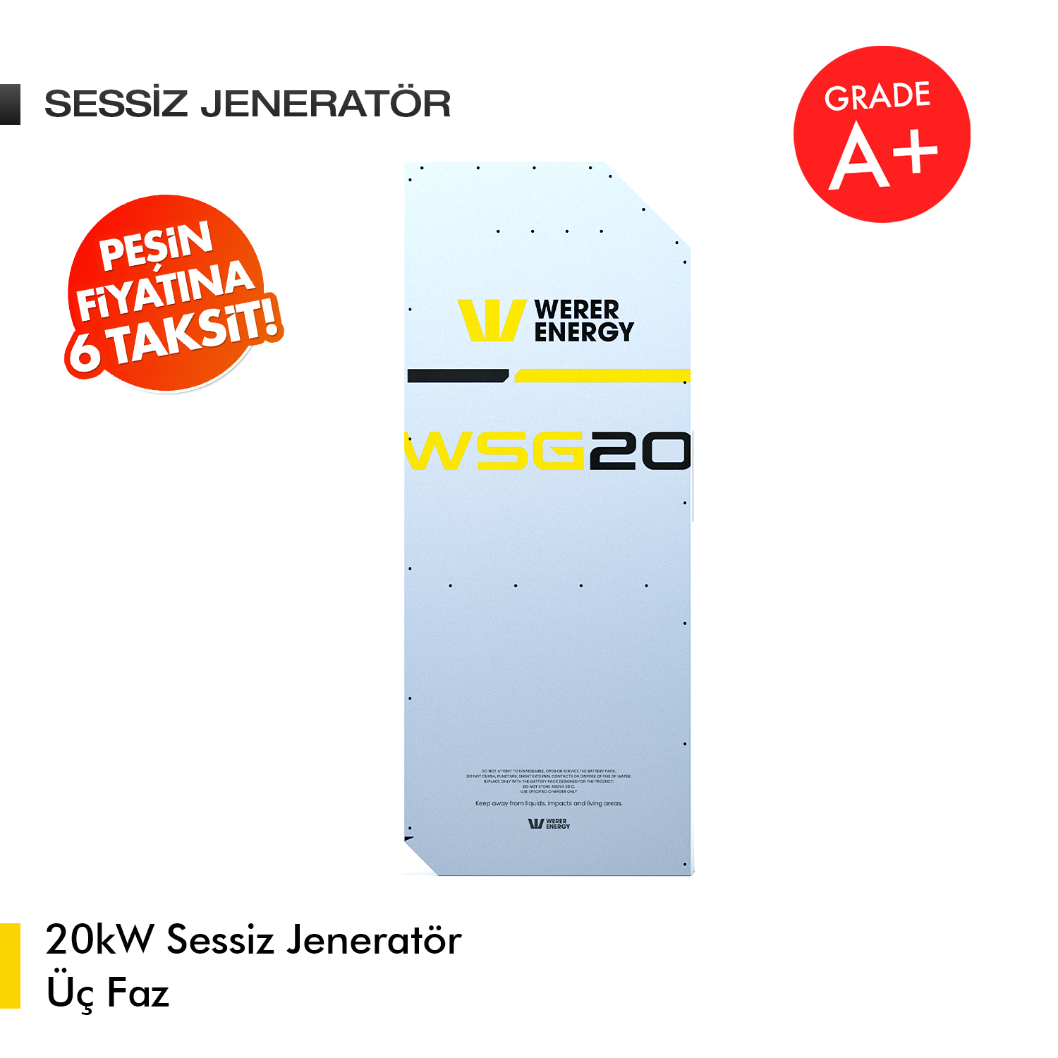 20KW_1 20kW Sessiz Jeneratör Üç Faz - Görsel 1