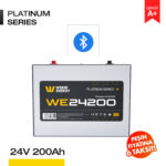 24V 200Ah LiFePO4 Akü - Bluetooth