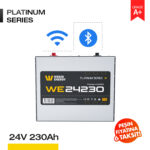 24V 230Ah LiFePO4 Akü - Bluetooth/Wifi