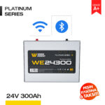 24V 300Ah LiFePO4 Akü - Bluetooth/Wifi