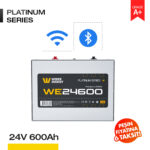 24V 600Ah LiFePO4 Akü - Bluetooth/Wifi