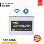 36V 400Ah LiFePO4 Akü - Bluetooth/Wifi