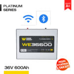 36V 600Ah LiFePO4 Akü - Bluetooth/Wifi