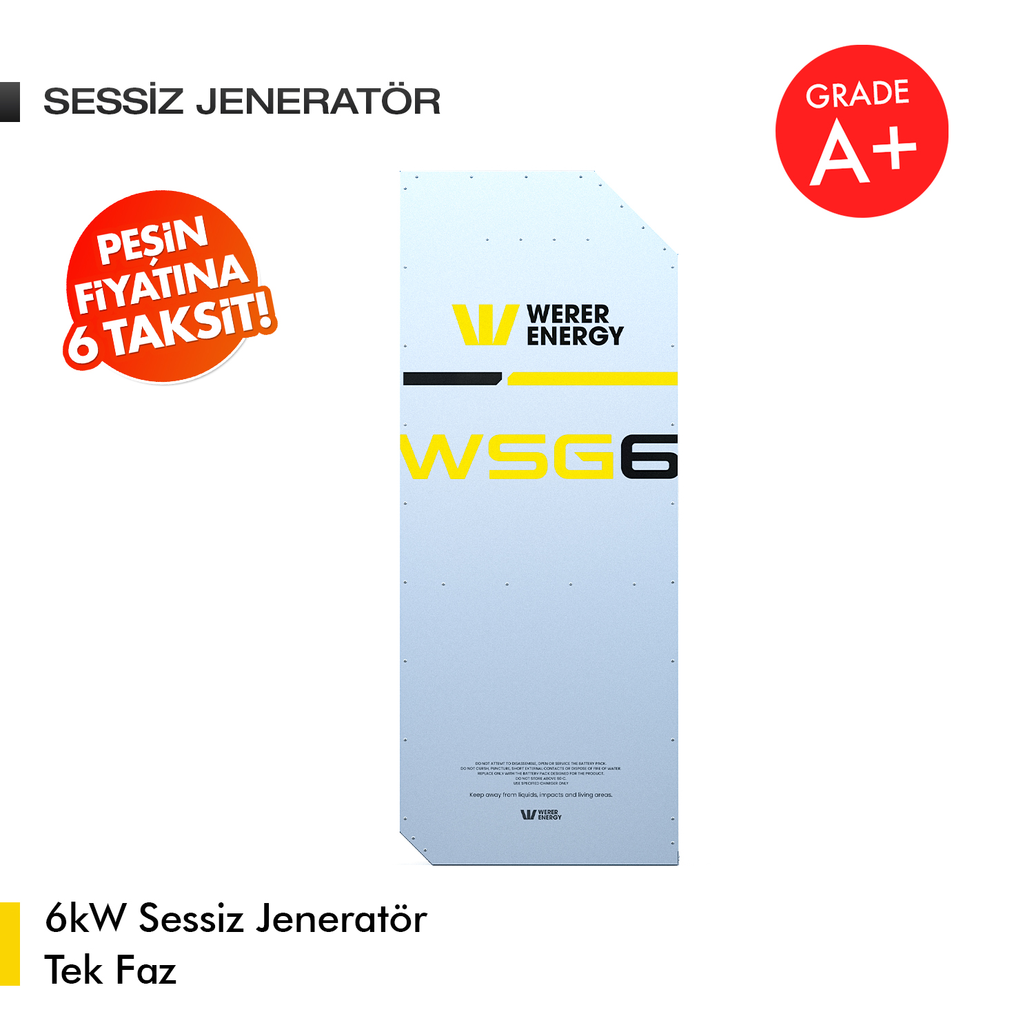 6KW_1 6kW Sessiz Jeneratör Tek Faz - Görsel 1