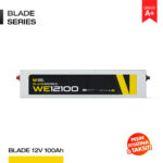 12V 100Ah LiFePO4 Akü - Bluetooth - Blade Serisi
