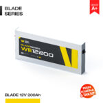 12V 200Ah LiFePO4 Akü - Bluetooth - Blade Serisi