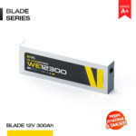 12V 300Ah LiFePO4 Akü - Bluetooth - Blade Serisi