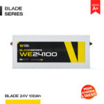 24V 100Ah LiFePO4 Akü - Bluetooth - Blade Serisi