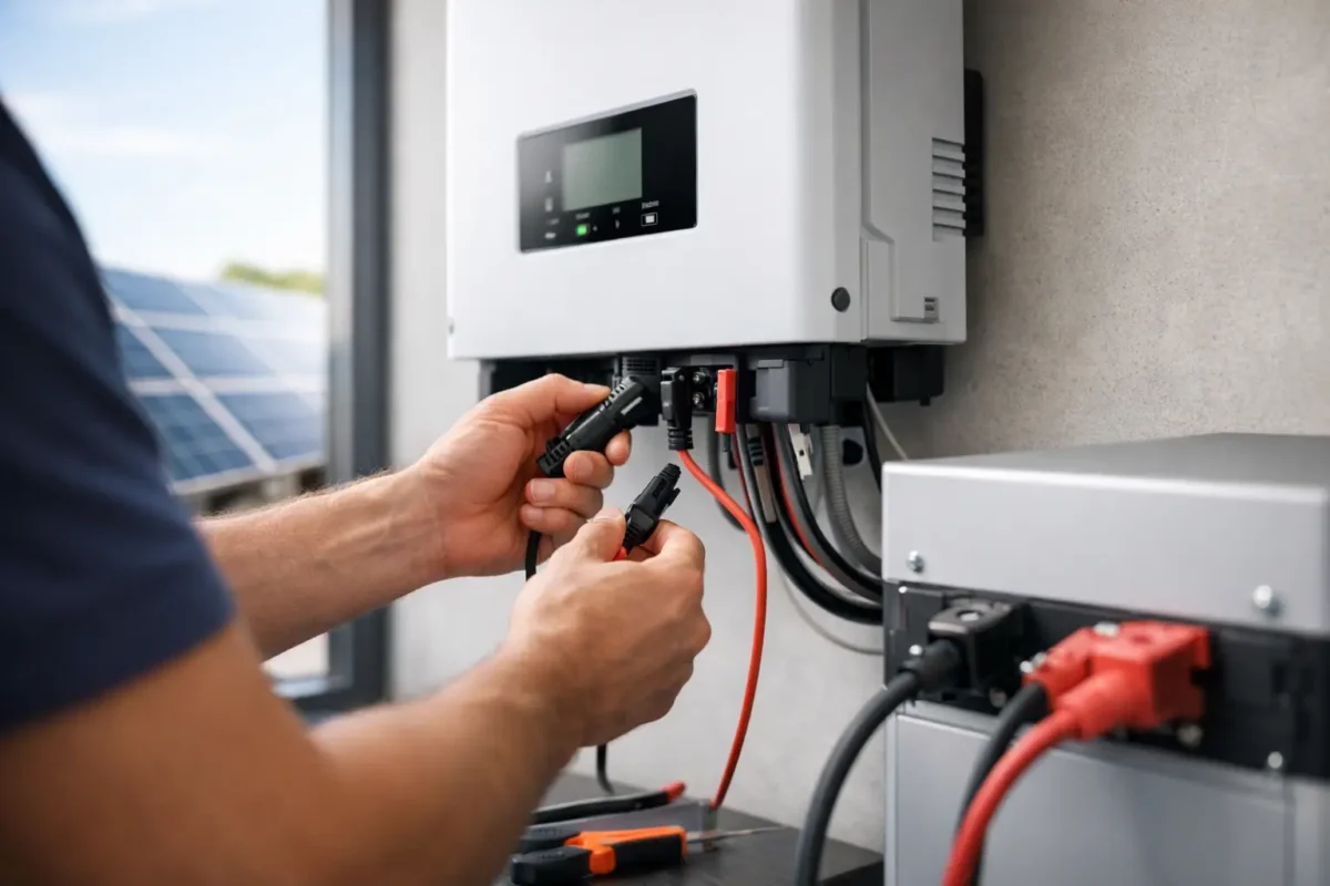 Hibrit inverter bağlantısı nasıl yapılır?