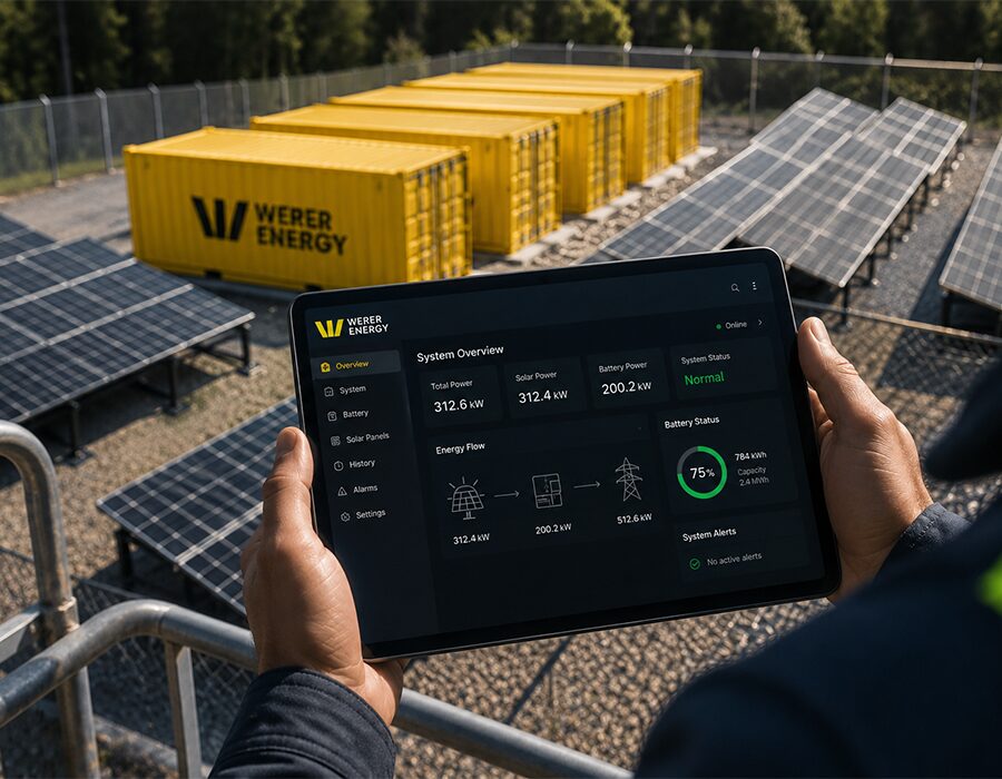 We-Container uzaktan izleme dashboard arayüzü