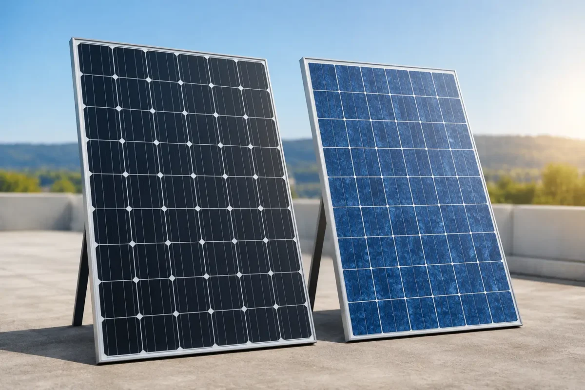 Monokristal Polikristal Panel Karşılaştırması